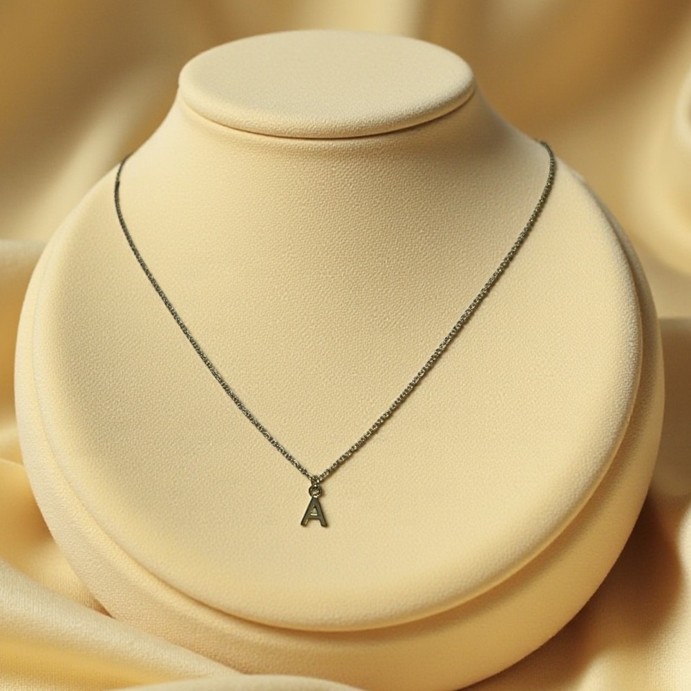 Elegant Gold Initial (A) Necklace